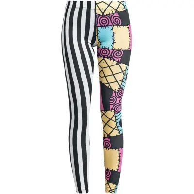 The Nightmare Before Christmas - Disney Leggings - Jack Skellington & Sally - S XXL - för Dam - flerfärgad