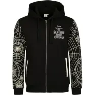 The Nightmare Before Christmas - Disney Luvjacka - Jack Skellingtion - Faces - S 3XL - för Herr - svart/vit