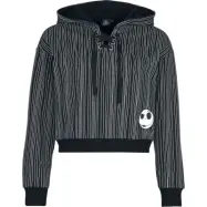The Nightmare Before Christmas - Disney Luvtröja - Pinstripe Jack - S XXL - för Dam - svart