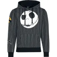 The Nightmare Before Christmas - Disney Luvtröja - Pinstripe Jack - S XXL - för Herr - svart