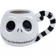 The Nightmare Before Christmas - Disney Mugg - Jack Head - för vit/svart