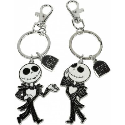 The Nightmare Before Christmas - Disney Nyckelring - Jack - BFF - för None - svart/silver
