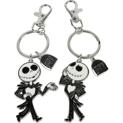 The Nightmare Before Christmas - Disney Nyckelring - Jack - BFF - för None - svart/silver