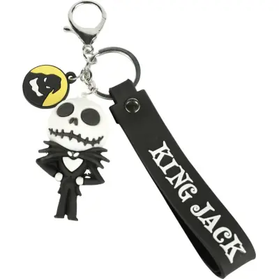 The Nightmare Before Christmas - Disney Nyckelring - King Jack - för None - svart/vit