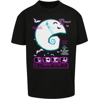 The Nightmare Before Christmas - Disney Oversize T-shirt - Glitch - M XXL - för Herr - svart