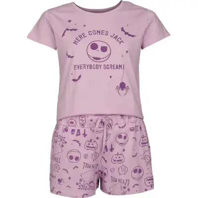 The Nightmare Before Christmas - Disney Pyjamas - Here Comes Jack - S 3XL - för Dam - flerfärgad