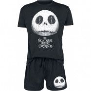 The Nightmare Before Christmas - Disney Pyjamas - Jack and Sally - S 3XL - för Herr - svart