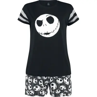 The Nightmare Before Christmas - Disney Pyjamas - Jack Skellington - S 3XL - för Dam - svart