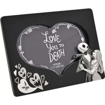 The Nightmare Before Christmas - Disney Ram - Love You To Death - Frame - för None - svart/vit