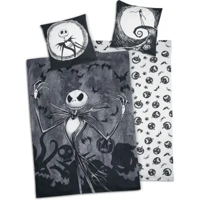 The Nightmare Before Christmas - Disney Sängkläder - Jack - för None - svart