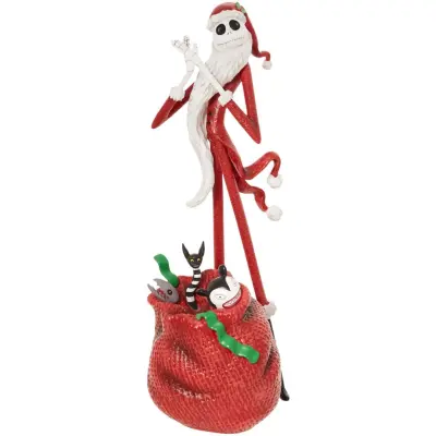 The Nightmare Before Christmas - Disney Samlingsfigurer - Jack im Weihnachtsmannkostüm - för