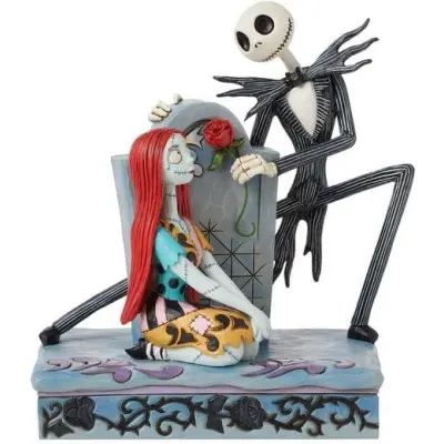 The Nightmare Before Christmas - Disney Samlingsfigurer - Jack & Sally - för None - flerfärgad