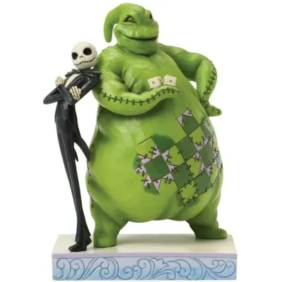 The Nightmare Before Christmas - Disney Samlingsfigurer - One More Roll (Jack and Oogie Boogie) - för None - flerfärgad