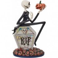 The Nightmare Before Christmas - Disney Staty - Jack auf einem Grabstein sitzend - för