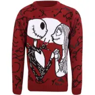 The Nightmare Before Christmas - Disney Christmas jumper - Jack and Sally - S XXL - för Herr - flerfärgad