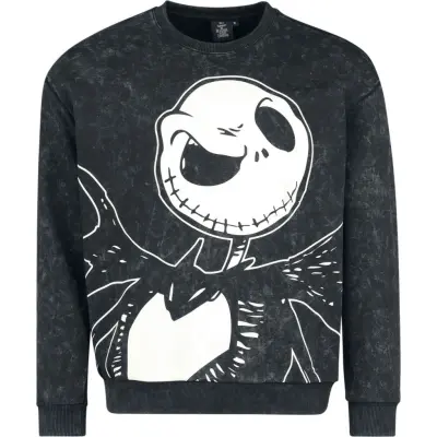 The Nightmare Before Christmas - Disney Sweatshirt - Big Jack - S XXL - för Herr - svart