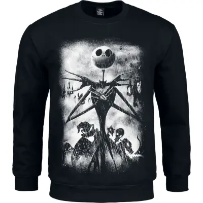 The Nightmare Before Christmas - Disney Sweatshirt - The Horror Scene - S XXL - för Dam - svart