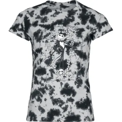 The Nightmare Before Christmas - Disney T-shirt - Death Jack - S XXL - för Dam - flerfärgad