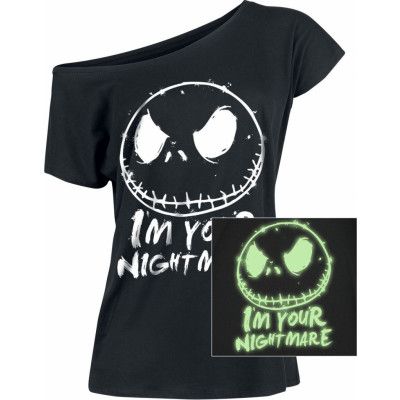 The Nightmare Before Christmas - Disney T-shirt - I'm Your Nightmare - S XXL - för Dam - svart