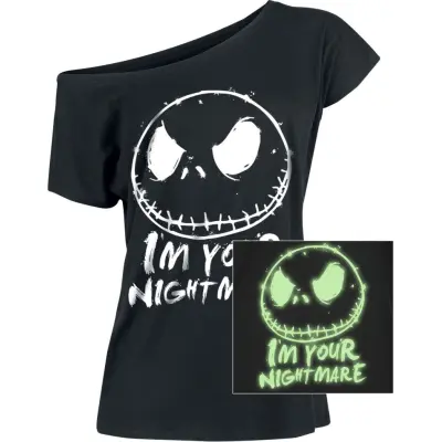 The Nightmare Before Christmas - Disney T-shirt - I'm Your Nightmare - S XL - för Dam - svart