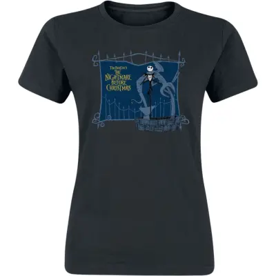 The Nightmare Before Christmas - Disney T-shirt - Jack and the Well - S M - för Dam - svart