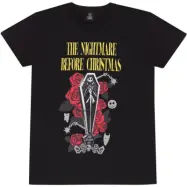 The Nightmare Before Christmas - Disney T-shirt - Jack Coffin - S L - för Herr - svart