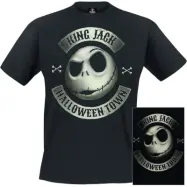 The Nightmare Before Christmas - Disney T-shirt - Jack - Glow - S 4XL - för Herr - svart