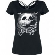 The Nightmare Before Christmas - Disney T-shirt - Jack Moon Face - S M - för Dam - svart