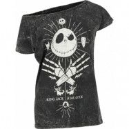 The Nightmare Before Christmas - Disney T-shirt - Jack Skellington - King Jack - S L - för Dam - svart