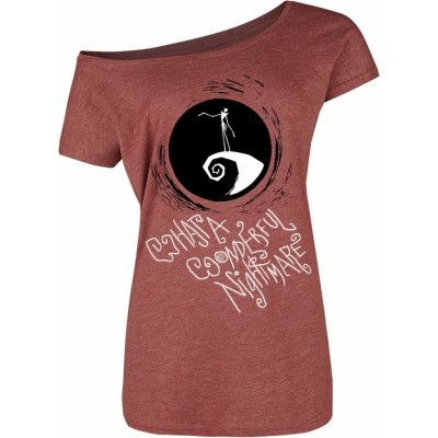 The Nightmare Before Christmas - Disney T-shirt - Loose - M L - för Dam - röd