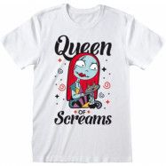The Nightmare Before Christmas - Disney T-shirt - Queen of Screams - S XXL - för vit