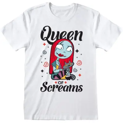 The Nightmare Before Christmas - Disney T-shirt - Queen of Screams - S XXL - för  vit