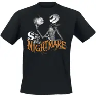 The Nightmare Before Christmas - Disney T-shirt - See You In Your Nightmare - S 3XL - för Herr - svart