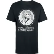 The Nightmare Before Christmas - Disney T-shirt - What A Wonderful Nightmare - Oversize - S XXL - för Dam - svart