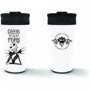 The Nightmare Before Christmas - Disney Termomugg - Cheers to Fears - för vit/svart