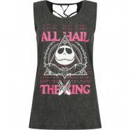 The Nightmare Before Christmas - Disney Topp - All Hail The Pumpkin King - M L - för Dam - mörkgrå