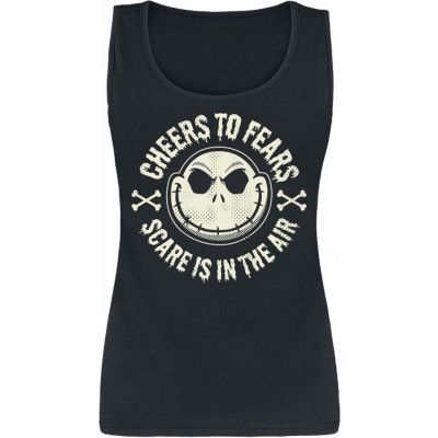 The Nightmare Before Christmas - Disney Topp - Jack - Cheers To Fears - M XXL - för Dam - svart