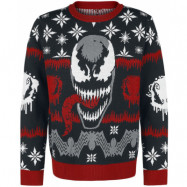 Venom (Marvel) - Disney Christmas jumper - Face - M L - för Herr - flerfärgad