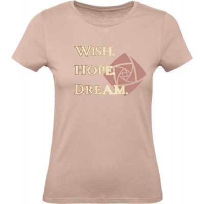 Wish - Disney T-shirt - Wish. Hope. Dream. - S XXL - för Dam - mörkrosa