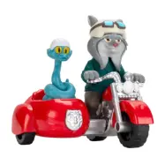 Zootropolis Fordon Pawbert Lynxley&Motorcycle