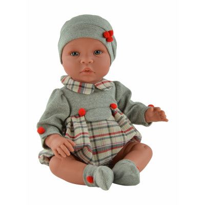 Asi, Babydocka - Leo 46 cm Rutiga Kläder