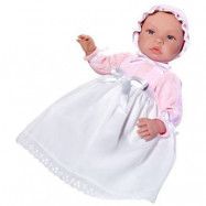 Asi - Babydocka Leonora 46 cm med dopklänning