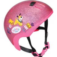 BABY Born Cykelhjälm Rosa Glittrig