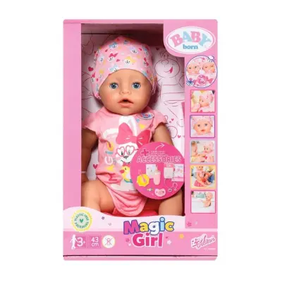 Baby Born Docka Magic Girl med tillbehör 43cm