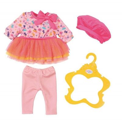 BABY born Fashion Outfit med Rosa rosett