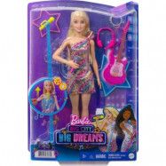 Barbie Big City Big Dreams sjungande docka Malibu med lysande klänning