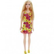 Mattel Barbie, Brand Entry Docka Gul klänning med blommor