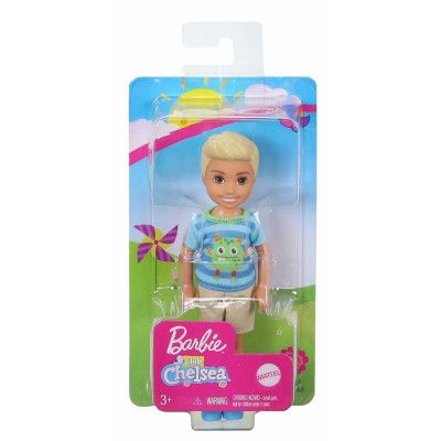 Barbie Chelsea Blond pojke med monstertröja GHV67