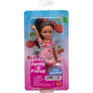 Barbie Chelsea Docka Brunt hår Körsbär - Barbie -  Leksaksaffären