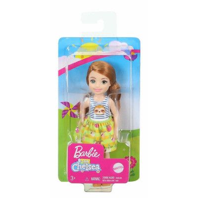 Barbie Chelsea Flicka med kjol sengångarmotiv GHV66